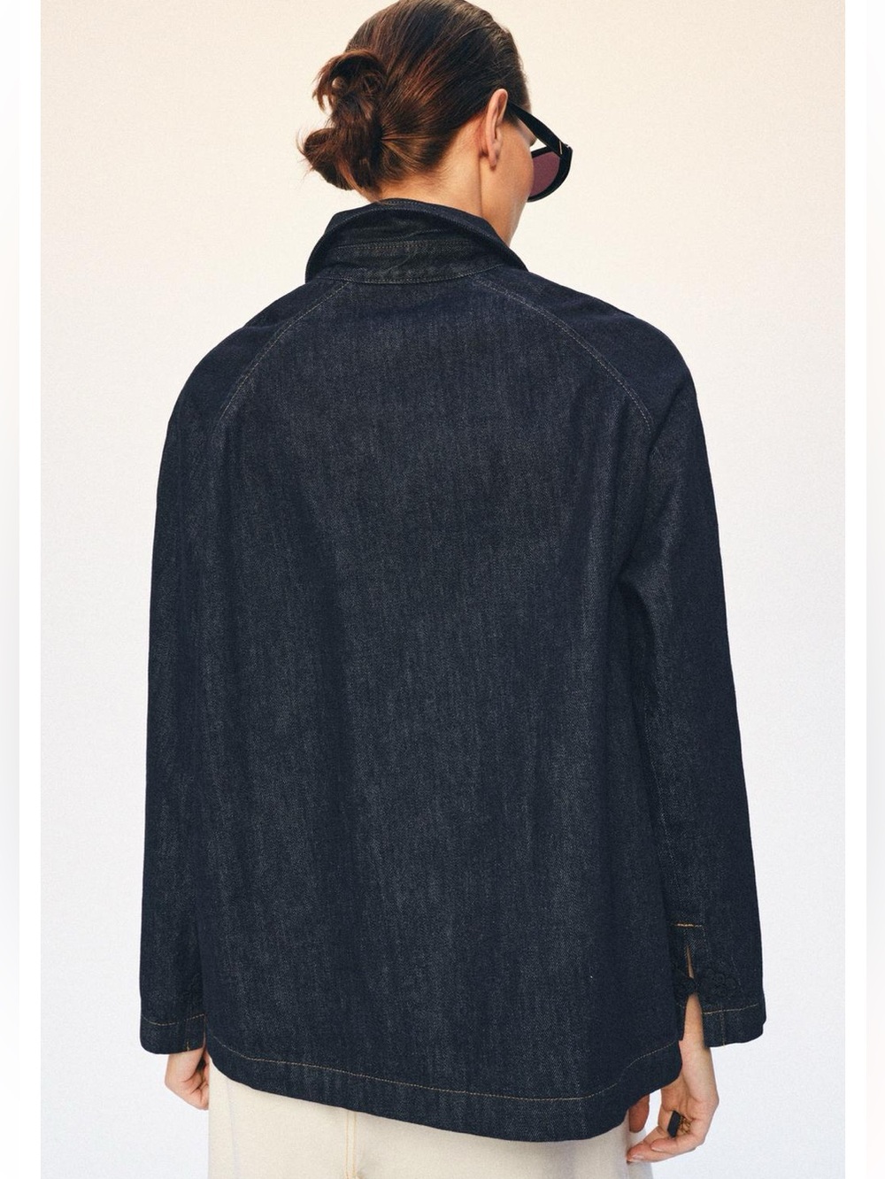 NWT Zara ZW Collection Denim Jacket - Picture 2 of 9